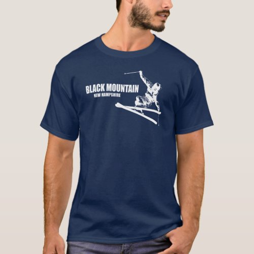 Black Mountain New Hampshire Skier T_Shirt