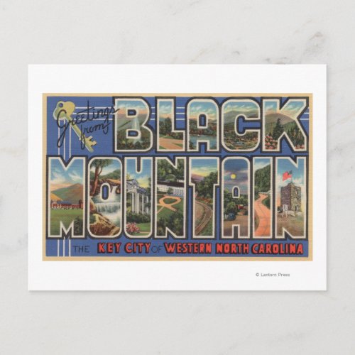 Black Mountain North Carolina Postcard