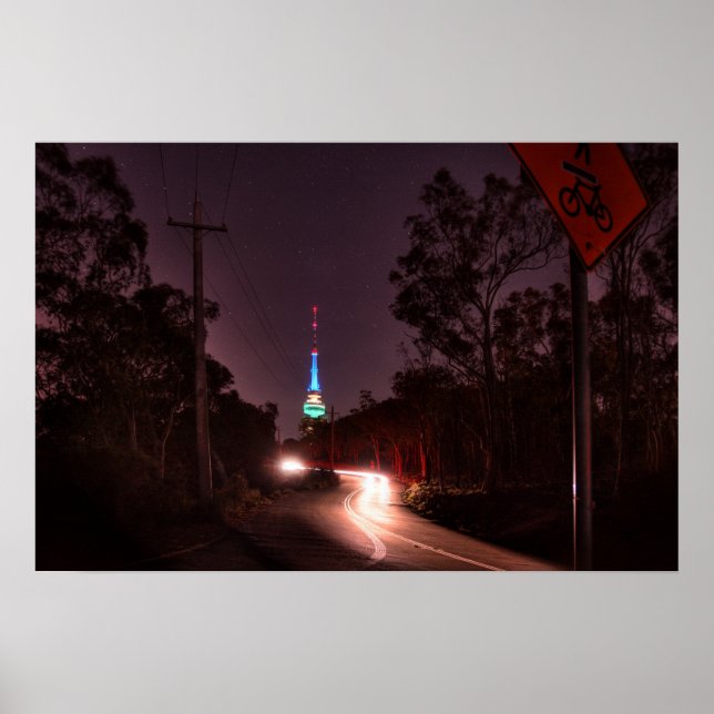 Black Mountain Tower Poster (Front)