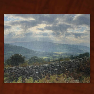 Black Mountains, Brecon Beacons, Wales Countryside Jigsaw Puzzle