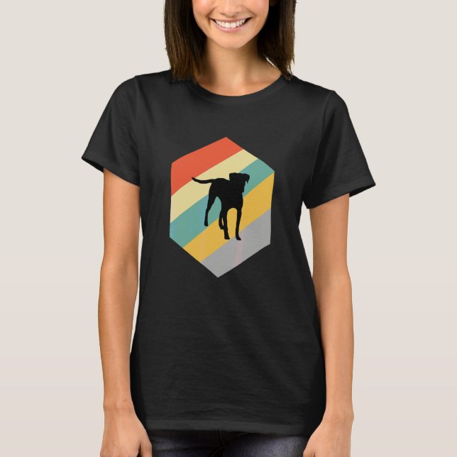 Black Mouth Cur Dog T-Shirt (Front)