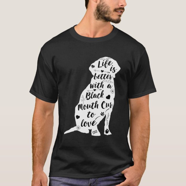 Black Mouth Cur Shirt Design For Black Mouth Cur D (Front)