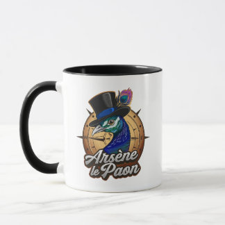 Black Mug "Arsène le Paon"