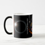 Black Mug With Total Solar Eclipse 2024 at Zazzle