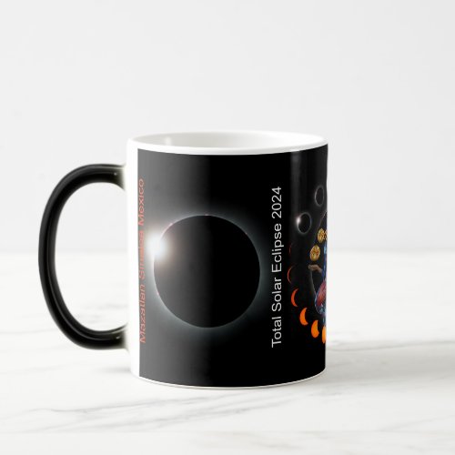 Black Mug with Total Solar Eclipse 2024