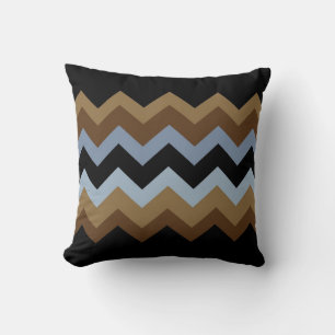 Black Multi Colored Decorative Pillow