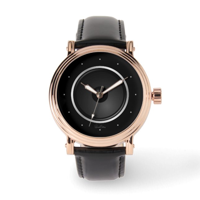 Black Music Speaker Watch (Front)