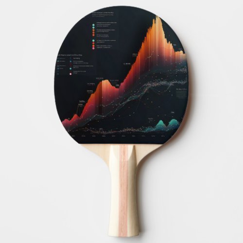 black music starry sky ping pong paddle