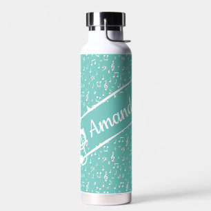 Black Musical personalized   Water Bottle