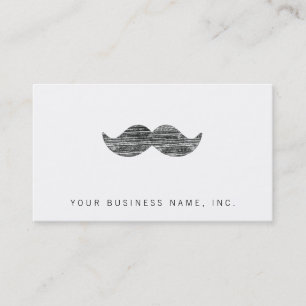 Black Mustache Business Card
