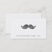 Black Mustache Business Card (Front/Back)