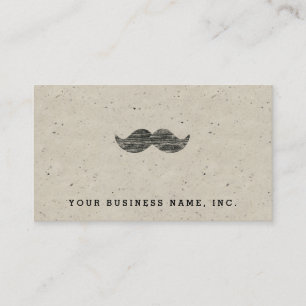 Black Mustache Business Card