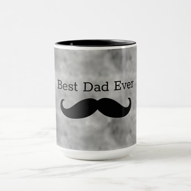 Black Mustache Mug (Center)