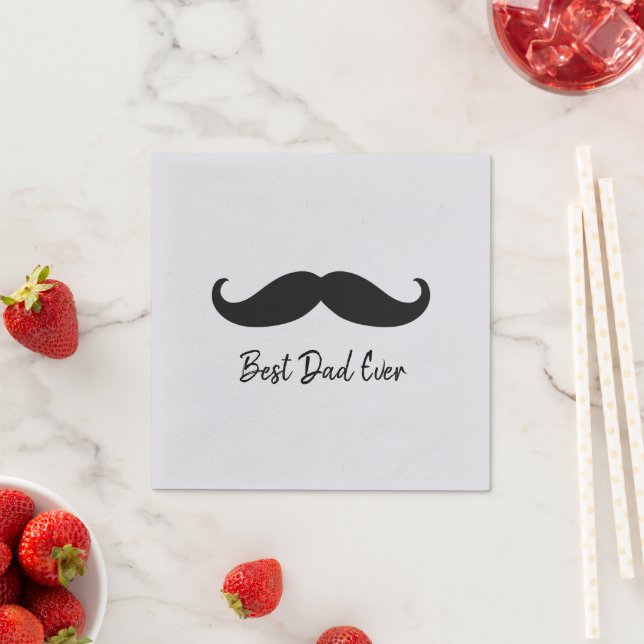 Black Mustache Napkins (Insitu)