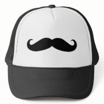 Black Mustache or Black Moustache for Fun Gifts Trucker Hat Black Mustache or Black Moustache for Fun Gifts Trucker Hat