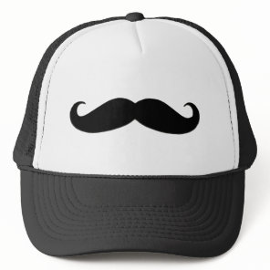 Black Mustache or Black Moustache for Fun Gifts Trucker Hat
