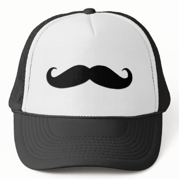 Black Mustache or Black Moustache for Fun Gifts Trucker Hat