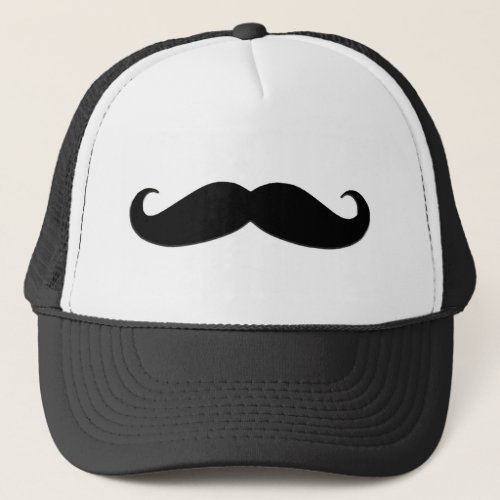 Black Mustache or Black Moustache for Fun Gifts Trucker Hat