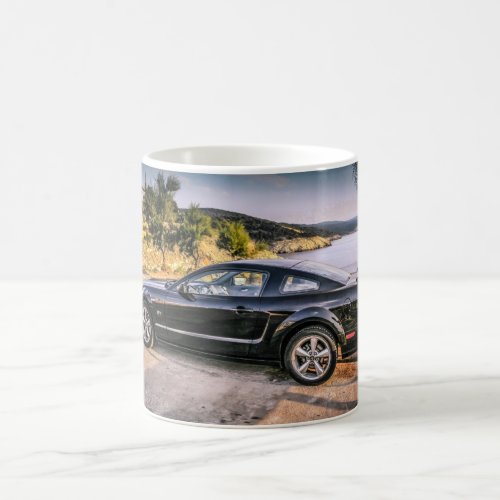 Black Mustang GT Coffee Mug