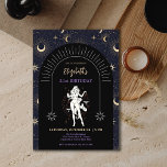 Black Mystic Libra Zodiac 21st Birthday  Invitation<br><div class="desc">Invite friends and family to celebrate your special day with our "Black Mystic Libra Zodiac 21st Birthday Invitation." This elegant invitation features a striking black design adorned with mystical Libra symbols and celestial accents, perfectly capturing the essence of your zodiac sign. Personalize it with your details to create a unique...</div>