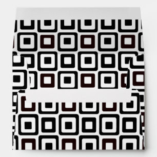 Black-n-White Squares Envelope