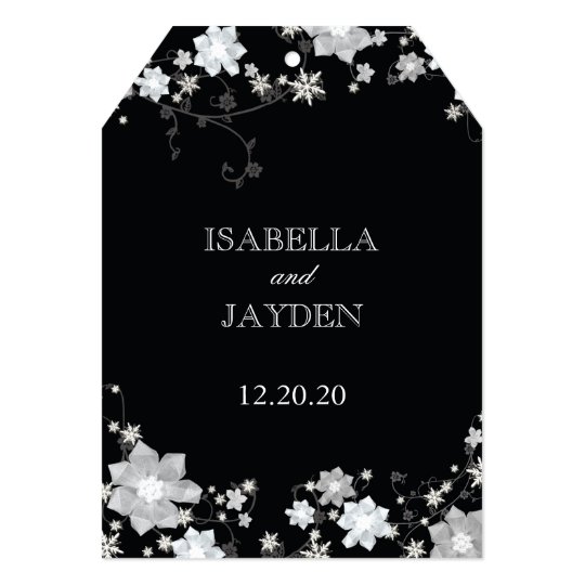 Black And Bling Invitations 4