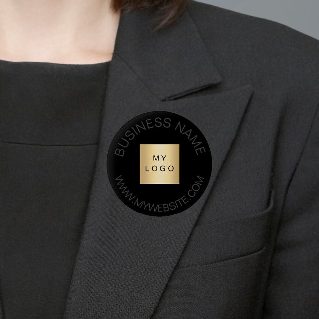 Black name business logo website button (Creator Uploaded)