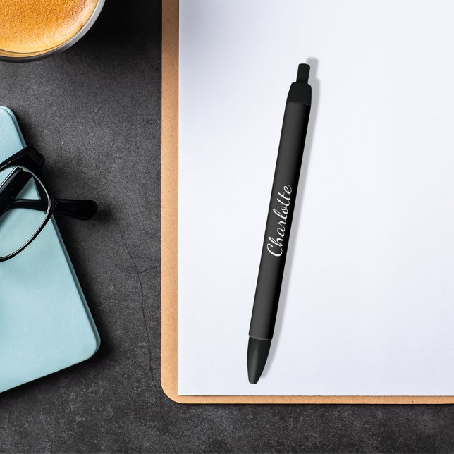 Black name script elegant pen (Creator Uploaded)