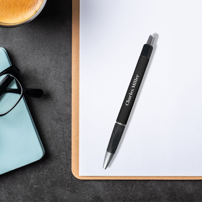 Black name simple classic pen (Creator Uploaded)