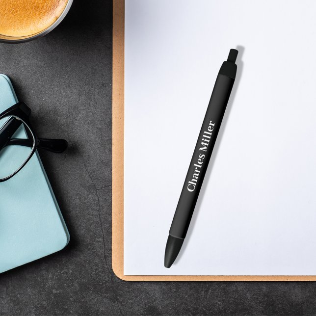 Black name simple classic pen (Creator Uploaded)