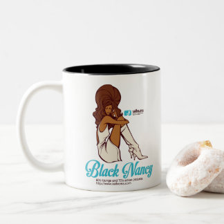 BLACK NANCY Two-Tone COFFEE MUG
