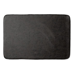 Black Natural Cork Bark Look Wood Grain Bathroom Mat