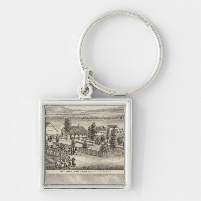 Black, Neal residences, properties Keychain (Front)
