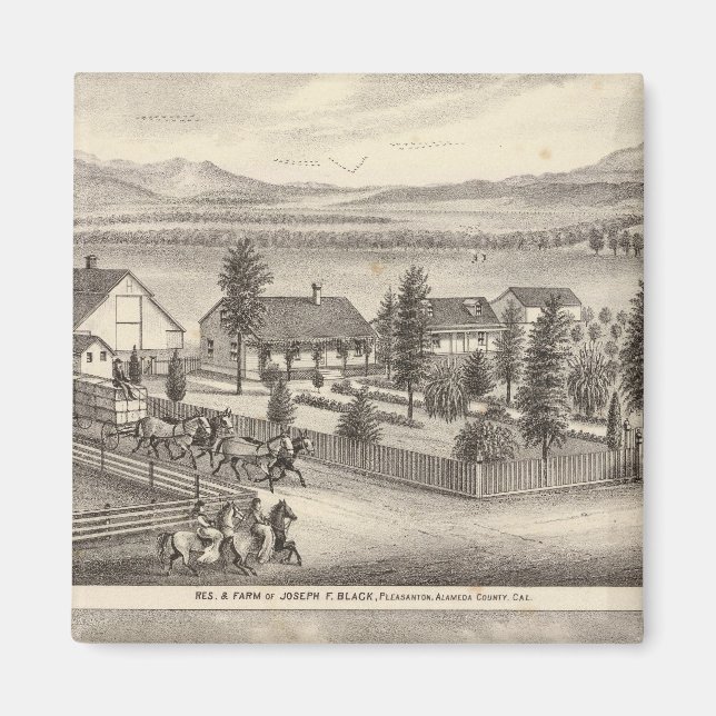 Black, Neal residences, properties Magnet (Front)