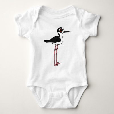 Black-necked Stilt Baby Bodysuit
