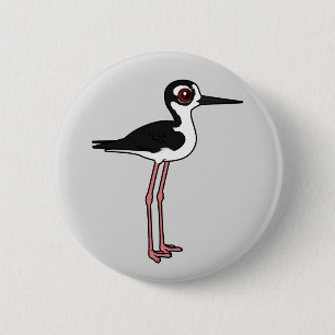 Black-necked Stilt Pinback Button