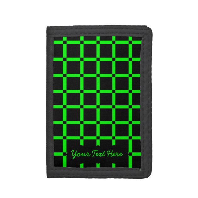 Blue Dragon Tri-Fold Wallet w// Button Pocket