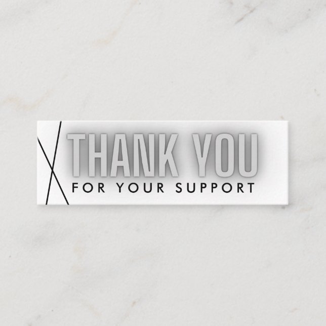 Black Neon Thank You Geometric Media Insert (Front)