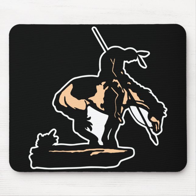 Black New End Of Trail Mouse Pad (Front)