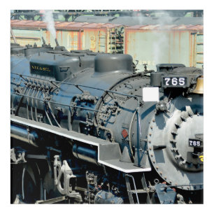 Black Nikel Plate Road 765 Steam locomotive Train Acrylic Print