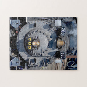 Black Nikel Plate Road 765 Steam locomotive Train Jigsaw Puzzle