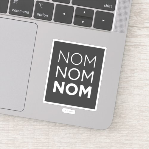 Black Nom Nom Nom Sticker