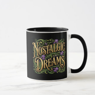 Black Nostalgic Dreams Mug