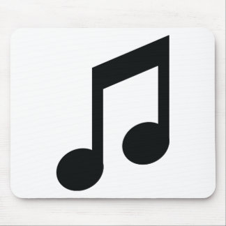 black note icon mouse pad