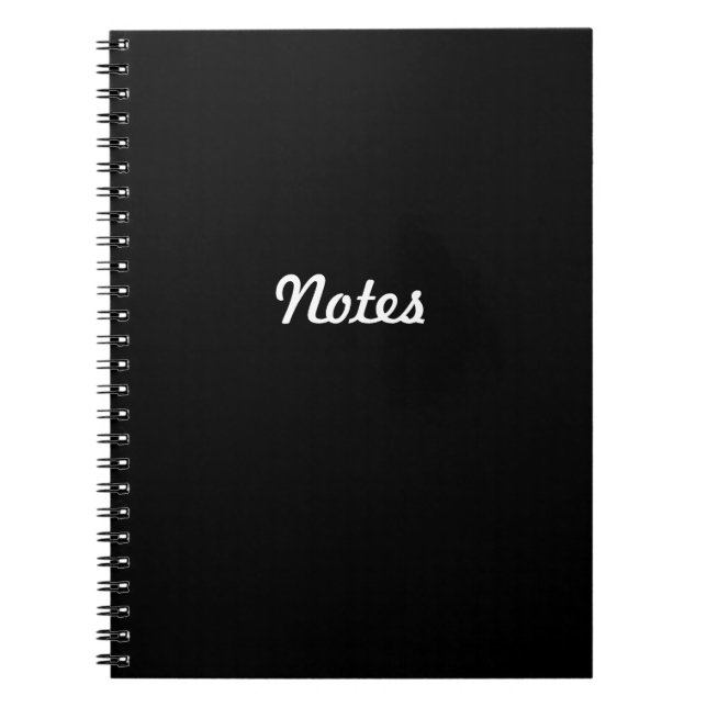 Black Notebook (Front)