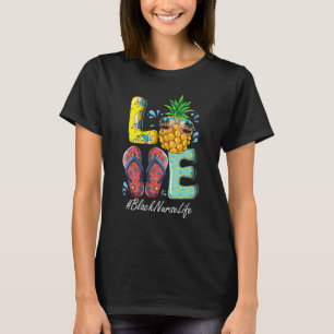 Black Nurse Hello Summer Happy Last Day School T-Shirt