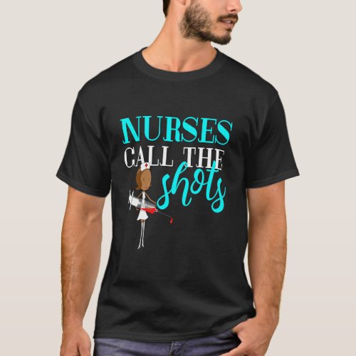 Black Nurses Call The Shots Long Sleeve Shirt Nurs