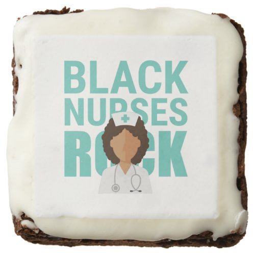Black Nurses Rock Doctor Medical Health Check Brownie