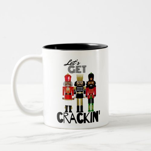 Black Nutcracker Crackin Gift Two_Tone Coffee Mug