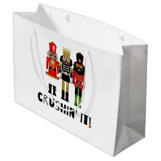 Black Nutcracker "Crushin' It" Gift Bag